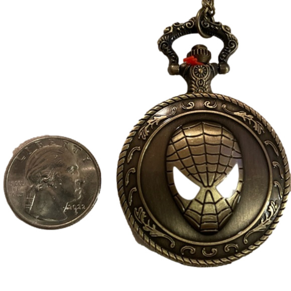 Spiderman Steampunk Spider-Man spider pocket watch New - Picture 4 of 5